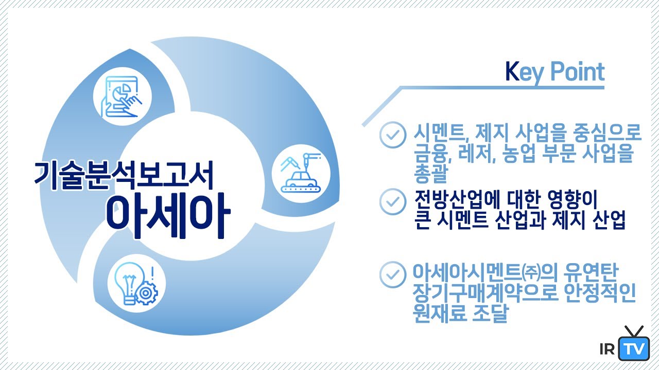 [기술분석] 아세아 - 시멘트와 제지 사업을 주 사업으로 영위하는 지주회사