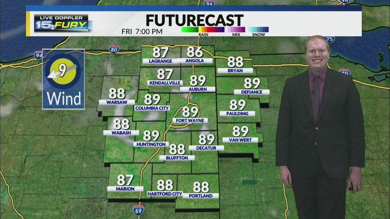 Partly cloudy and mild weather conditions are expected tonight - YouTube