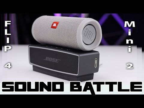 JBL Flip 4 vs Bose SoundLink Mini 2 :SoundBattle - The real sound comparison (Binaural Recording)