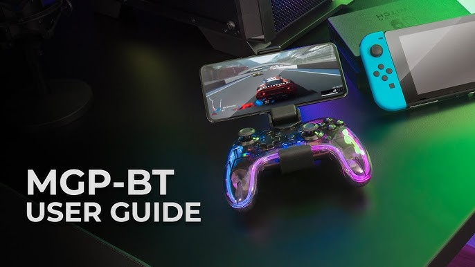 Joystick Para Pc Bluetooth Inalámbrico Led Rgb Gamer Dehuka