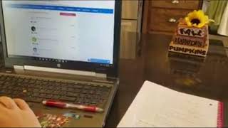 Video showing student using SchoolhouseTeachers.com