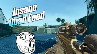 Insane Quad Feed w/Reactions! | BO2 - Envious