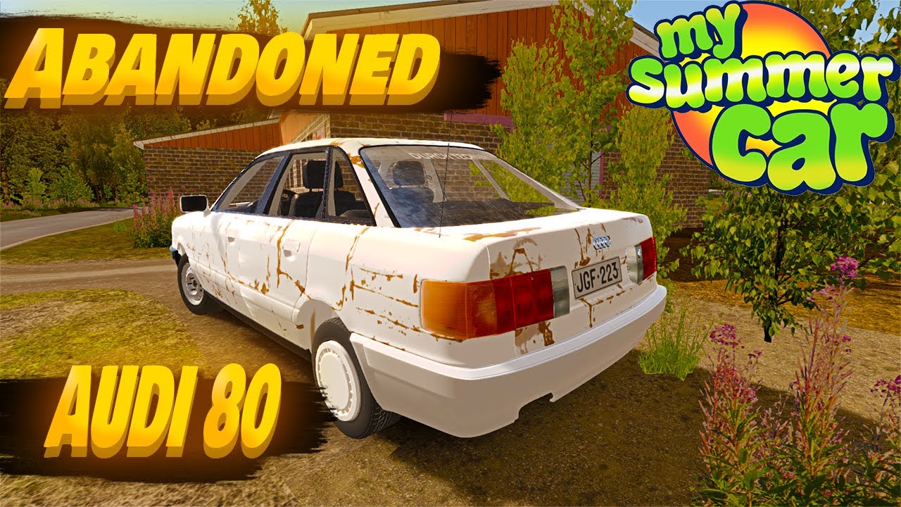 ОЖИВИЛ СТАРУЮ БРОШЕННУЮ В ДЕРЕВНЕ БОЧКУ ! (АУДИ 80)  I My Summer Car