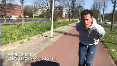 Skating style to double push in 5 months