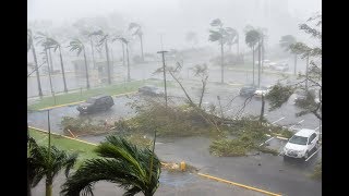VERY DISTURBING FOOTAGE : Hurricane Maria Destroys the Caribbean (23.09.2017)