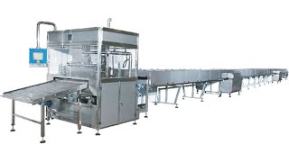 FULL AUTOMATIC ENROBER MACHINE COMPLETE PROCESS. PT.JMS