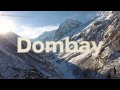 Dombay winter - зимний Домбай в 4к