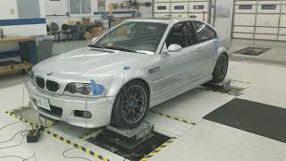 Shaker Rig Testing The Ohlins "Dedicated Track" Suspension Kit with the 3DM E46 M3 Development Car.