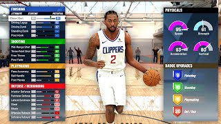 HOW TO BUILD THE MOST ACCURATE KAWHI LEONARD BUILD in NBA 2K20 | NBA 2K20 Best Build