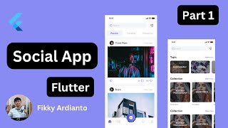Social App  Part 1 - Flutter UI Tutorial