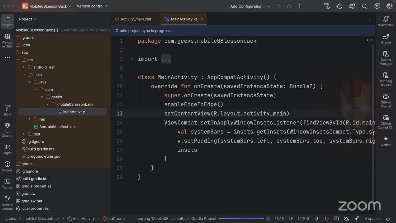 Mobile 08 Lesson 2 Geeks Academy - YouTube