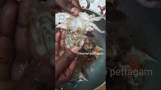 How to clean Crab before cooking | Easy way to clean crab crab youtubeshorts shorts