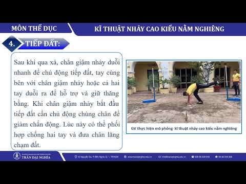 Video KĨ THUẬT NHẢY CAO KIỂU NẰM NGHIÊNG - youtube