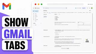 How to Enable Category Tabs in Gmail (2026 Tab Layout)