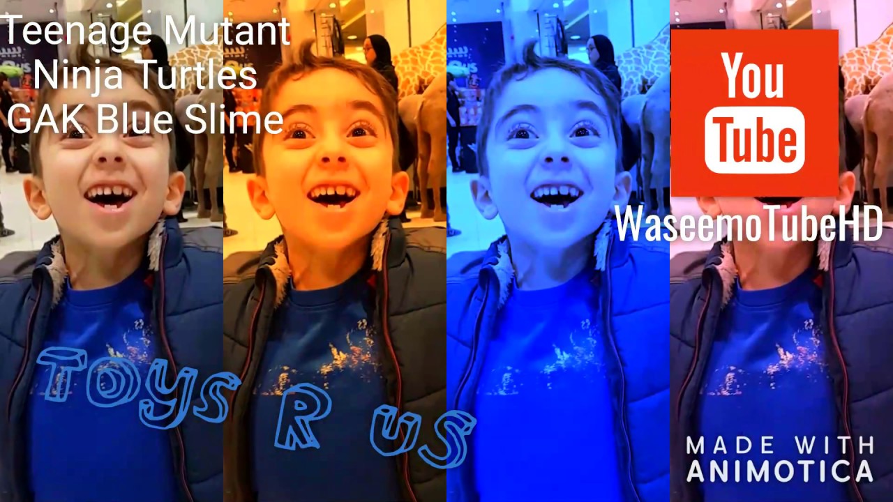 Amazing - Ninja Turtles GAK Blue Slime !!! تجربة كولية:! Slime سلايم ازرق - YouTube