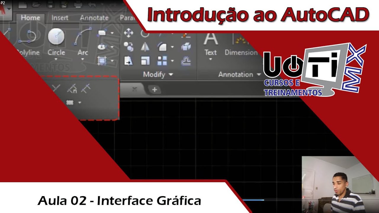 Interface Gráfica do AutoCAD - YouTube