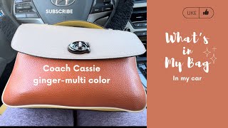 What’s in My Bag | Coach Cassie in Ginger Multi