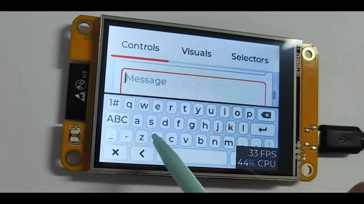 ESP32 development board, standard 2.8-inch TFT  Touch screen