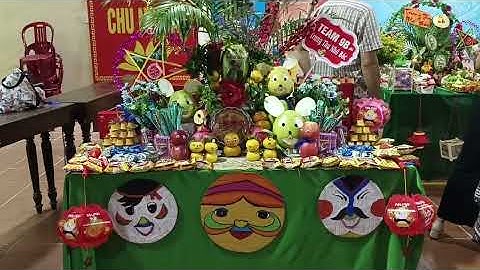 Trang trí mâm cỗ Tết Trung Thu (Huệ Minh)