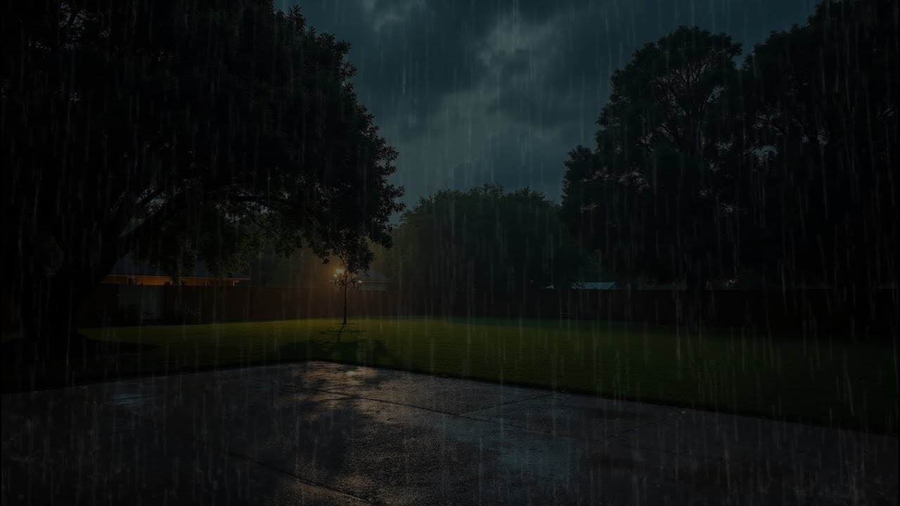 Relaxing Sound of Rain | Peaceful White Noise for Insomnia & Fall Asleep Fast