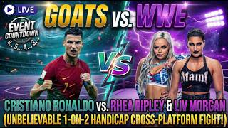 RONALDO vs MAMI & LIV! 😱 #WWE2K25 #ShortsLive