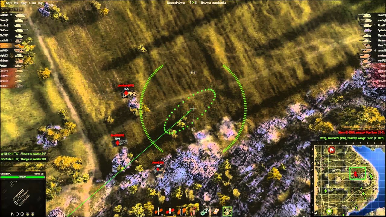 WOT - 1 Shot = 1 Kill #2 - Obj 261 vs AMX50B