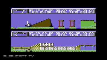 Kikstart II - Fun Two Player Trials Racing (C64 Games)