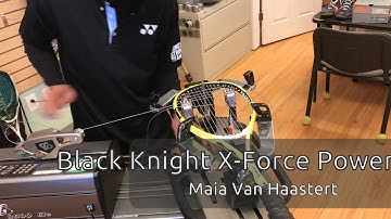 Time Lapse: How to String a Black Knight X-Force Power Surge Squash Racquet