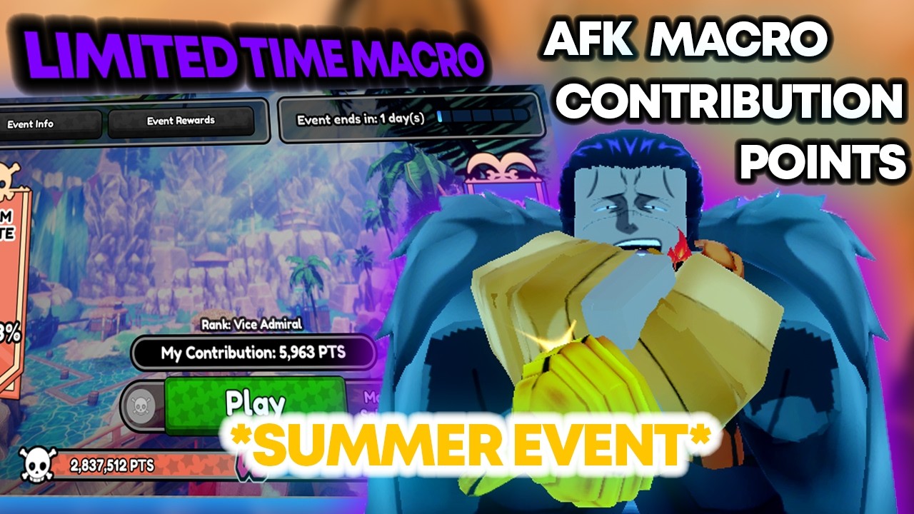 AFK Macro ALL ELEMENT Summer Event Contribution **Free Trait Rerolls** in ASTDX