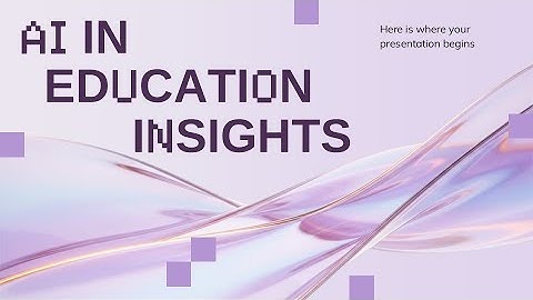 Free AI in Education Insights PowerPoint Template & Google Slides Theme by GreatPPT