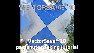 VectorSave™10 Drone rescue parachute system packing tutorial