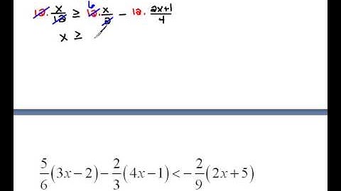 Solving Linear Inequalities 1.4