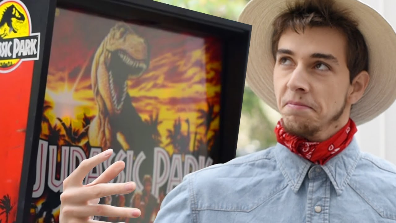lets play a little game Jurassic park Pinball Machine!