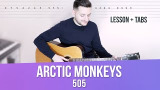 505 Arctic Monkeys Guitar Lesson Acoustic (Easy Song w/TABS)