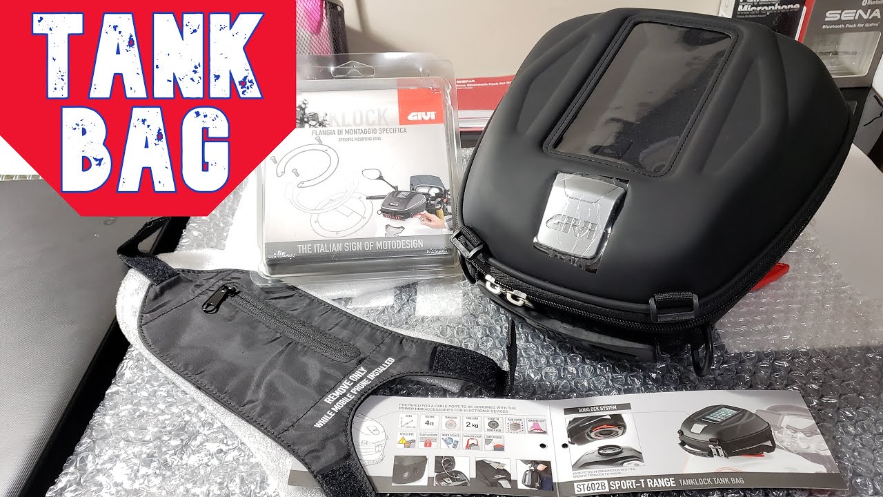 Givi ST602B Tank Bag Yamaha XSR900 YouTube