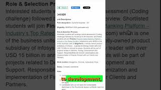 EdgeVerve Hiring 2025 🔥 Systems Engineer Role | Infosys Product Company 🚀