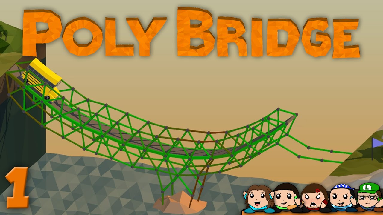Poly Bridge: THE MEGA RAMP - PART 1 - Jugs Linterfins - YouTube