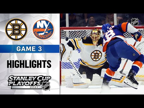 Second Round, Gm3: Bruins @ Islanders 6/3/21 | NHL Highlights