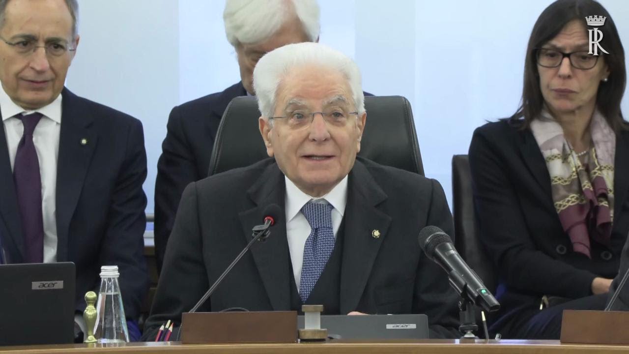 MATTARELLA presiede il plenum del CSM: 
