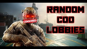 Cod Lobbies at 3 a.m. Hit different