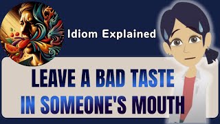 LEAVE A BAD TASTE IN SOMEONE’S MOUTH 😖 | Learn This English Idiom