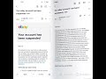 Your eBay Account has Been Permanently Suspended - How to Reinstate eBay Seller Account in 2026