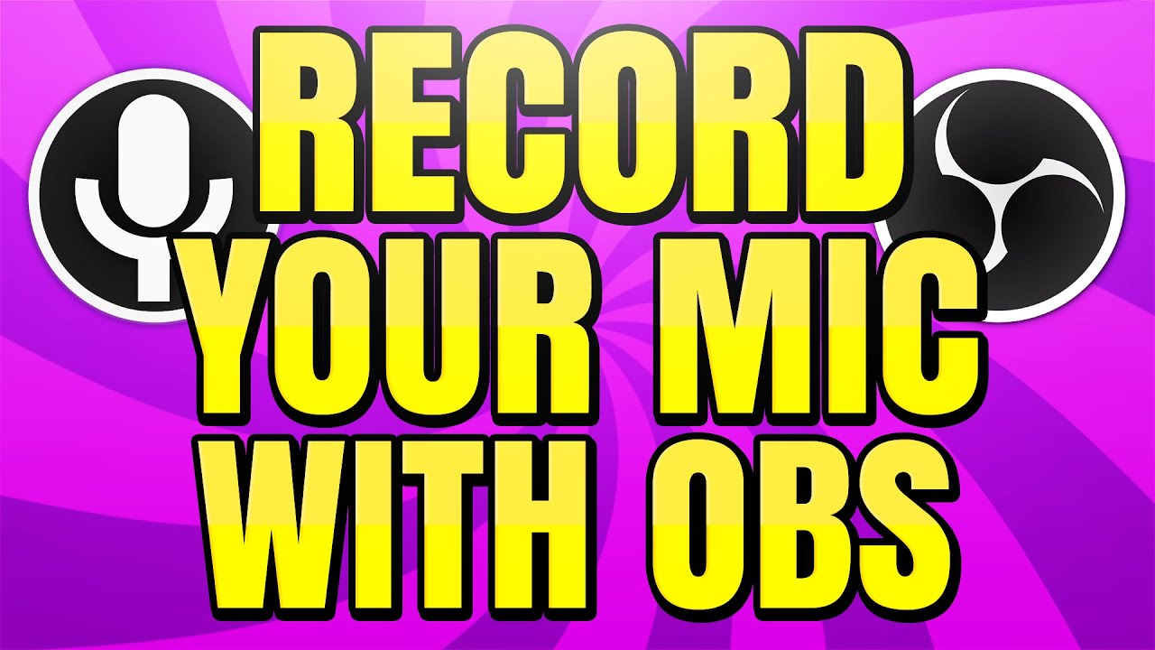 cock Deformation complement How to Record Your Microphone in OBS Studio (Microphone Audio Setup) -  YouTube