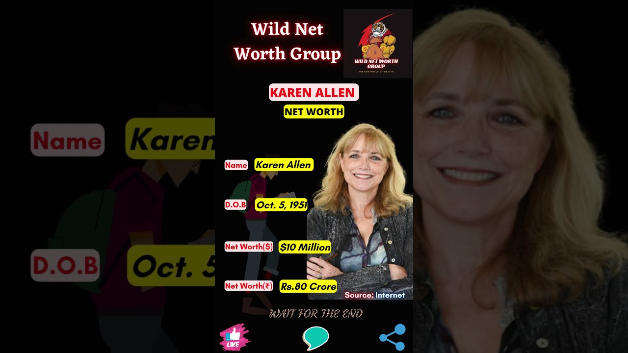 🔥 Karen Allen Net Worth 🔥 