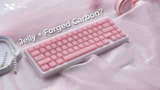 Jelly Meets Forged Carbon? ✨ The Dreamy Pink Keycap Set You Need screenshot 5