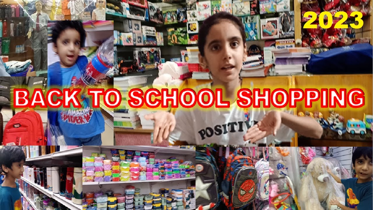 Back to School Shopping 2023 | Buying school accessories and supplies ...