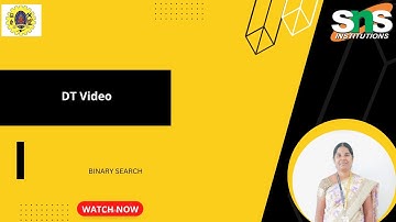 DT Based Video|Data Structures|SNS Institutions 