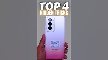 Oppo Reno 12 5G Top 4 Features🔥 - Tips & Tricks | #opporeno12 #tipsandtricks #shorts
