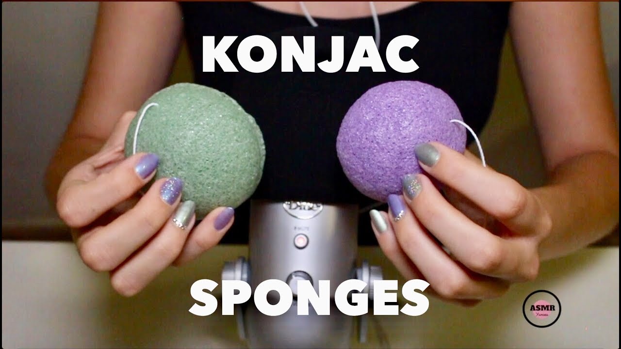ASMR Konjac Sponges | Textured & Relaxing Sounds 😴👂| NO TALKING