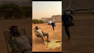 Putin cut the bat and Ibrahim Traore Sleeping in Desert 🏜 #shortsfeed #satire